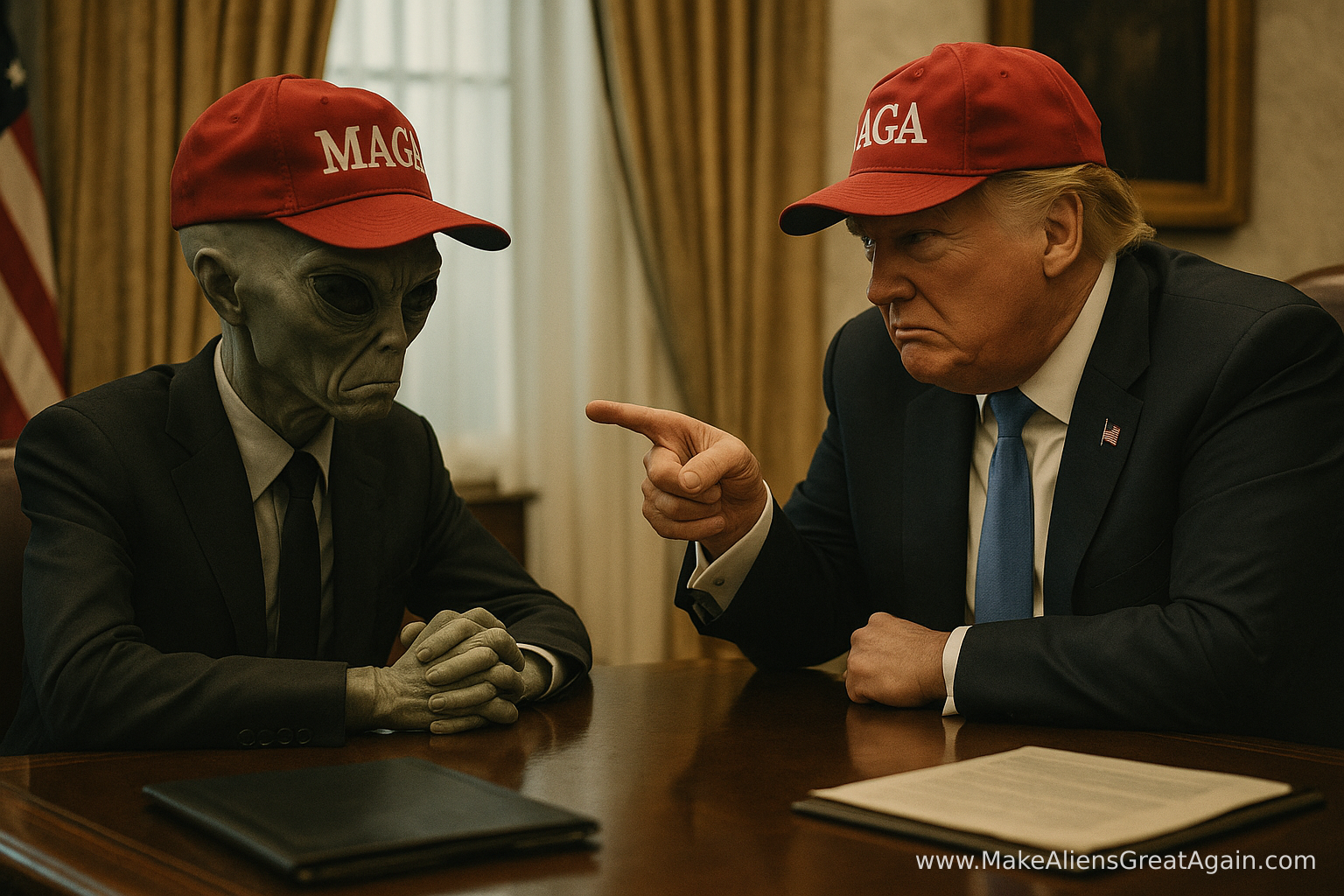 “Joining the campaign was the easy part; now comes the real alien prob-storm!”